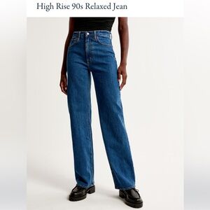 Abercrombie & Fitch High Rise 90s Relaxed Jean